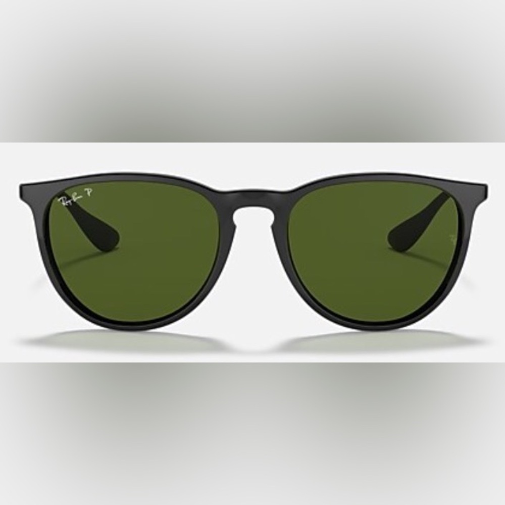 Ray-Ban Erika Classic Black Frame Green Lenses